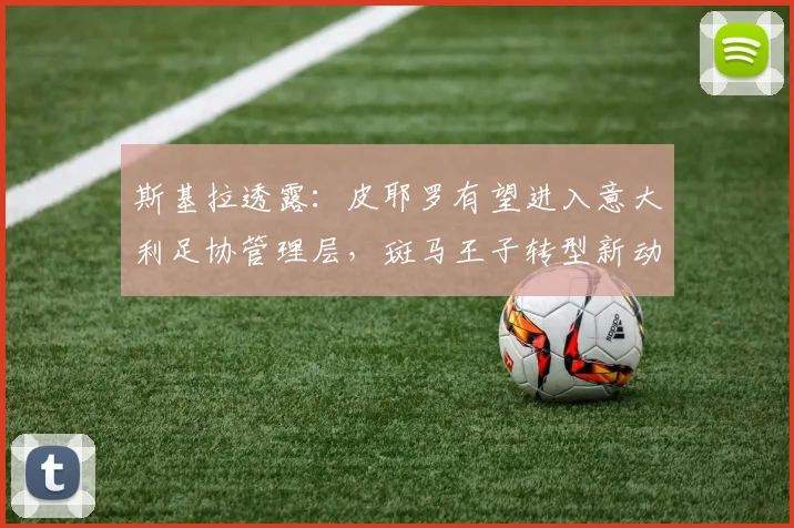 斯基拉透露：皮耶罗有望进入意大利足协管理层，斑马王子转型新动态